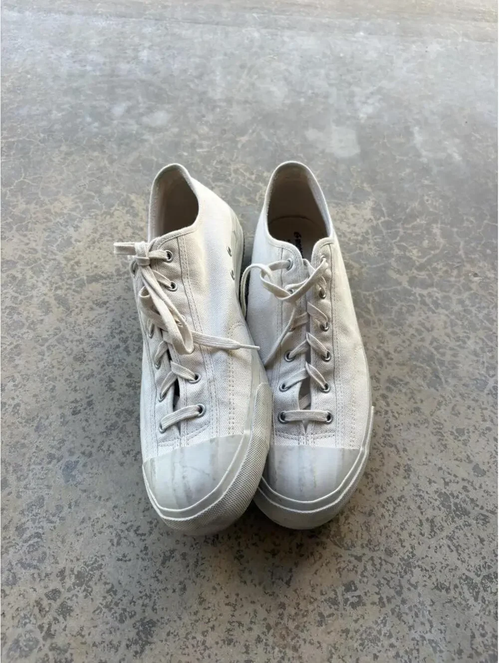 Moonstar Men's White and Cream Trainer